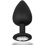 Buttplug Sparkly With Jewel maat L