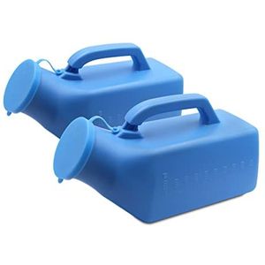 PEPE Mobility - Urinoir Homme - Portable - 1000 ml - Met Deksel - Set van 2