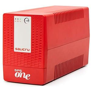 Salicru SPS 2000 One IEC omvormer (2000 VA/1200 watt) – Line-Interactive 6 IEC USB-stopcontacten, overbelastingsbeveiliging
