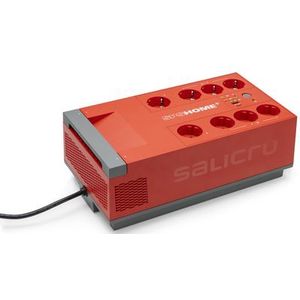 Salicru - SPS 850 - UPS - Zwart - Compact Ontwerp - 8 Stopcontacten