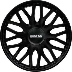 Sparco - Roma - Wieldoppen - Zwart - Set van 4 stuks