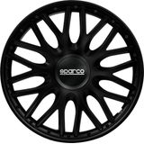 Sparco - Wieldoppen Roma - Zwart - Set van 4 stuks