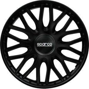 Sparco - Wieldoppen Roma - Zwart - Set van 4 stuks