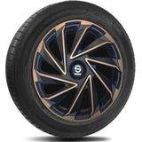 Sparco Wieldoppen Varese 14 Inch Rvs Zwart/goud Set Van 4