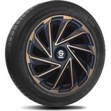 Sparco - Varese - Wieldoppen - Goud/Zwart - Set van 4 Stuks