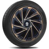 Sparco - Wieldoppenset Varese - Goud/Zwart - 4-Delige Set