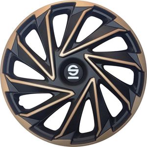 Sparco Wieldoppen Roma - 15-inch - Zwart - Set van 4 stuks | SP1596BK