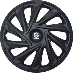 Sparco - Varese - Wieldoppen - Zwart - Set van 4 - ABS