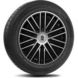 Sparco - Bergamo - Wieldoppen Set van 4 - Zilver - Kunststof