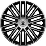 Sparco - Bergamo - Wieldoppen Set van 4 - Zilver - Kunststof