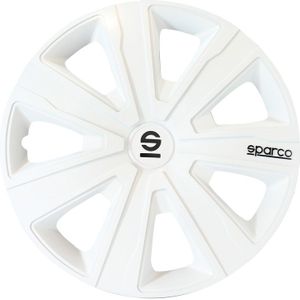 Sparco Wieldoppenset Palermo 16-Inch wit