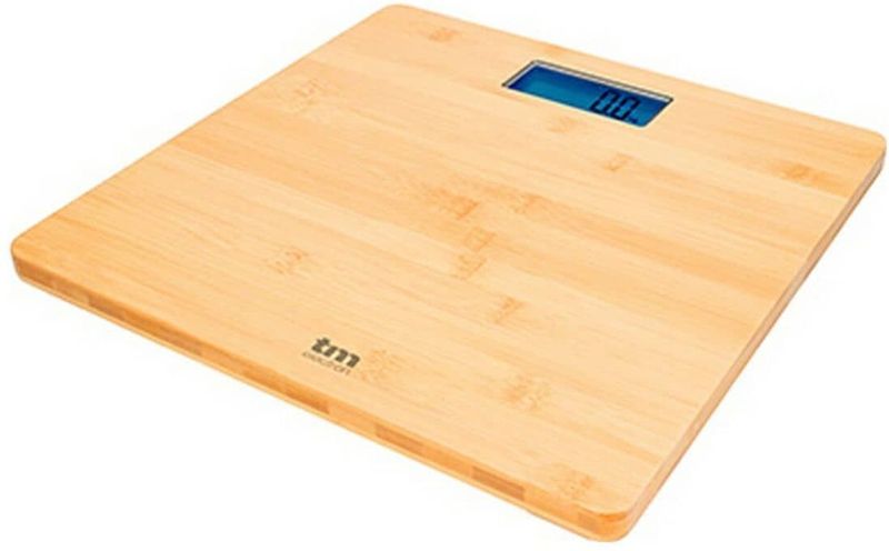 Digitale Personenweegschaal TM Electron Bruin Bamboe