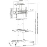 TV houder TM Electron 37"-70" 50 kg