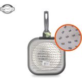 TM Home Geribbelde Grillpan Ø 26 Cm