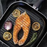 TM Home Geribbelde Grillpan Ø 26 Cm