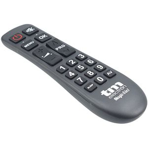 TM Electron - Afstandsbediening - 6-in-1 - Compatibel met LG, Panasonic, Philips, Samsung, Sony