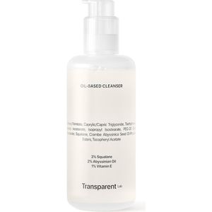 Transparent Lab - Oil-Based Cleanser - Gezichtsreiniging - Transparant - 200ml