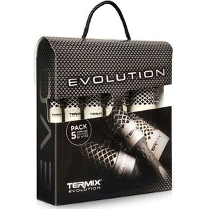 Termix - Evolution Soft 5-Pack - Ronde Borstels - Ø17, Ø23, Ø28, Ø32, Ø43