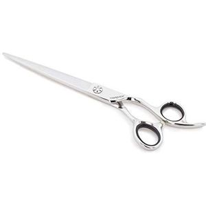 Termix Barber professionele, 17,8 cm (7 inch) lange premium schaar. Hoogwaardige, professionele kappersschaar voor haar en baard, met concave messen van roestvrij staal.