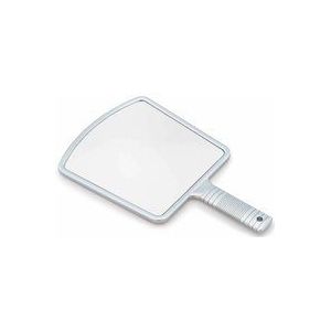 Termix Professionele kappersspiegel. Verhoogt het spiegelbeeld zonder vervorming, stelt u in staat om het uiteindelijke uiterlijk in detail te bekijken. Kleur: zilver. Verkrijgbaar in 2 kleuren.