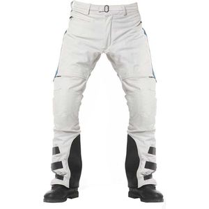 Fuel Motorcycles Rally Broek - Wit - Katoen-Nylon - Waterdicht