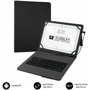 Toetsenbord - Universele Hoes - Carbon Fiber-look - Spatwaterdicht