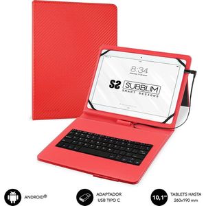 Subblim - Keytab Pro - Hoes - Zwart - Spatwaterdicht - Geschikt voor Tablets
