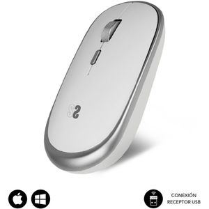 Subblim - Raton Wireless Mini Mouse - Draadloze Muis - Zilver