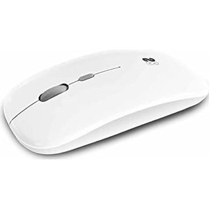 Subblim - Raton Dual Flat - Draadloze Muis - Wit - Oplaadbaar