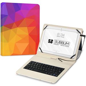 Tablet en toetsenbord Case Subblim SUBKT1-USB053 Multicolour Qwerty Spaans QWERTY