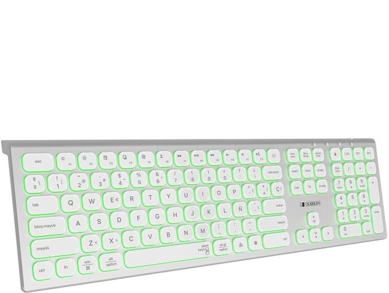 Subblim - Master Draadloos Toetsenbord - Spaans - Bluetooth - Verlicht