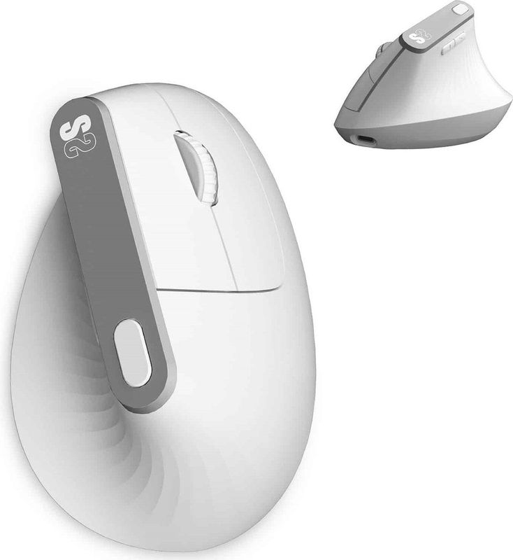 Subblim - Nature Vertical Ergo Dual Battery - Draadloze Ergonomische Muis - Zwart