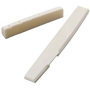 Akoestische gitaar natuurlijke botten brug en brug set. Niets van ABS, hars of plastic.