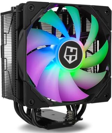 NOX - H-224 - Ventilator - RGB - Ø 12 cm - Aluminium