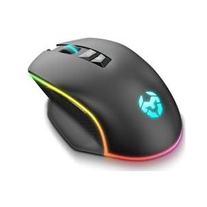 Krom - Keos Muis - Zwart - Bedraad - Optisch - 6400 DPI