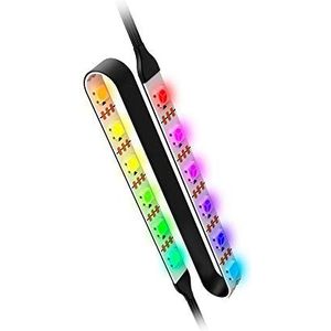 NOX XTREME PRODUCTS LED Strip HUMMER STRIPE -NXHUMMERSARGB- Drievoudige ledstrip, magnetische en zelfklevende installatie, ARGB-verlichting, 3-pins, zwart