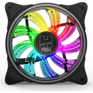 Nox - Hummer A-FAN - Ventilator - Zwart - 120 mm - ARGB Verlichting