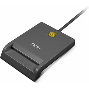 NOX XTREME PRODUCTS Citizen elektronische kaartlezer -NXLITECARDID - Compatibel met Cartão de Cidadão (Portugal) en Electronic DNI (Spanje). Aansluiting USB 2.0, zwart