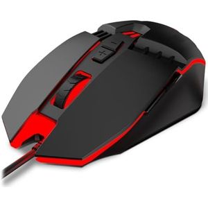 Krom - Kalax - Muis - Zwart - Bedraad - Optisch - 3200 DPI