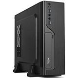 NOX - Mini Tower LITE070 - Mini Tower - Zwart - Geborsteld Voorpaneel