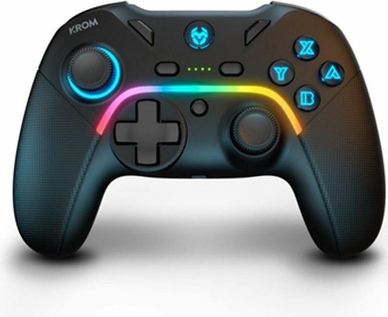 Krom - Kayros - Gamecontroller - Zwart - Draadloos - Voor Android, iOS, Switch, PC