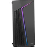 Nox - Infinity Zeta - Pc-behuizing - Zwart - ARGB LED-strip - Mini-tower