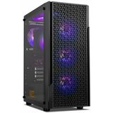 Nox - Infinity Beta - PC Behuizing - Zwart - Gehard Glas - Mesh Voorkant