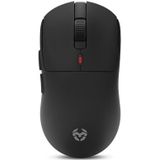 Krom - Klever - Muis - Zwart - Optische Technologie - Draadloos