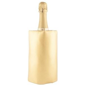 (6 stuks) wijnkoeler, champagne, champagne, cava, Kerstmis, goudkleurig, antislipband, 4 lagen, anti-condensatie, gel, 12 vakken