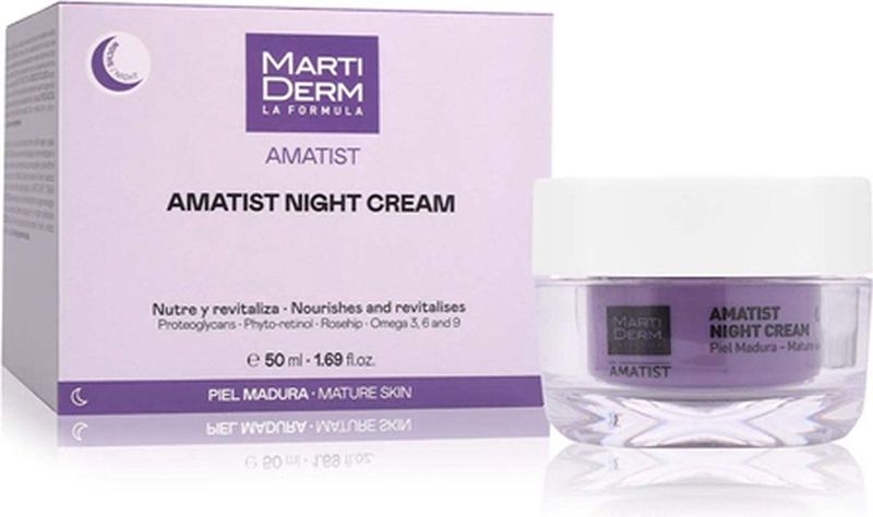 Martiderm - Amatist Night - Gezichtscrème - 50ml - Vochtinbrengend