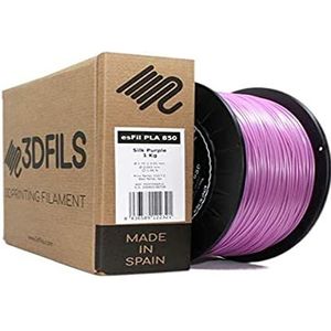 3DFILS - PLA zijdefilament voor 3D-print (1 kg, paarse zijde)