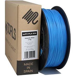 3DFILS Glinsterend filament voor 3D-printen PLA MAX: 1,75 mm, 1 kg, Galactic Blue