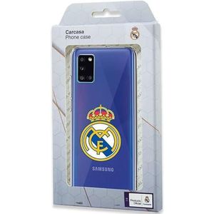 Cool beschermhoes voor Samsung A315 Galaxy A31 licentie Football Real Madrid transparant