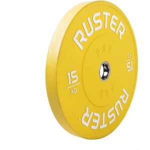 Ruster Kleur PRO Bumper Olympische Schijven - 15kg